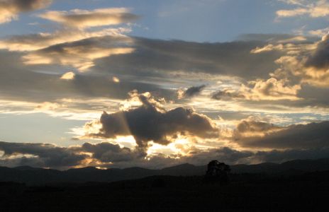 Sunset over Carlton, OR