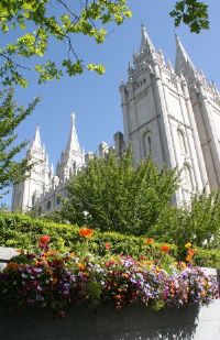 Mormon Temple in Salt Lake City