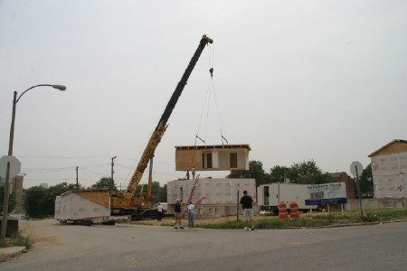 new homes being constructed