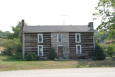old log cabin