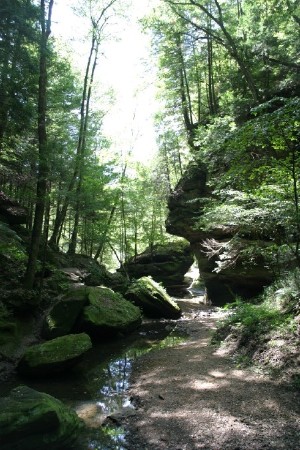 Old Man's Cave in Hocking Hills, Ohio