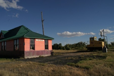Harlowton train station for the Milwaukee Road