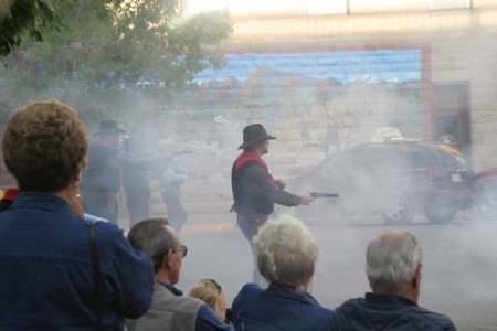 Gunfight re-enactment