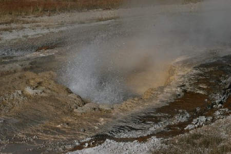 Small Geyser Erupting