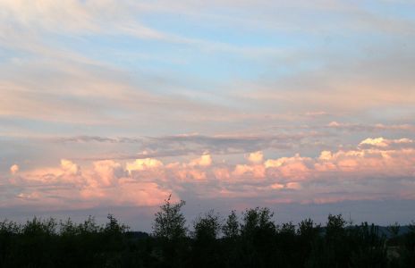 Sunset over Carlton, OR