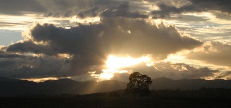Sunset over Carlton, OR