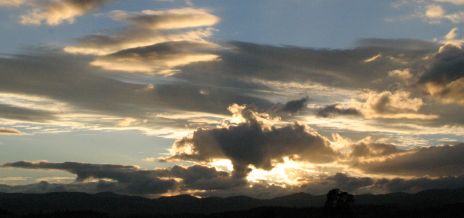 Sunset over Carlton, OR