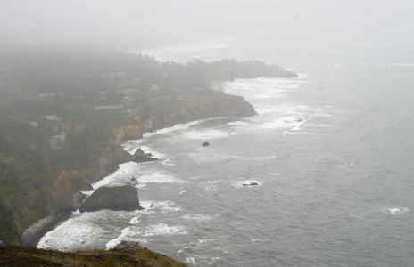 Foggy Oregon Coast, Cape Foulweather