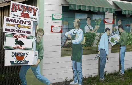 Produce Stand Mural