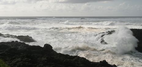Waves Crashing at Devils Churn near Cape Perpetua