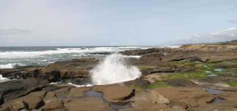 Waves Crashing on Rocks, OR 