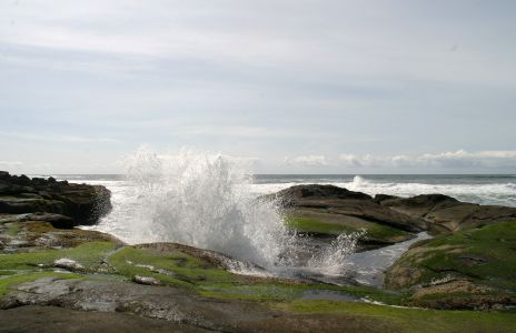 Waves Crashing on Rocks, OR 