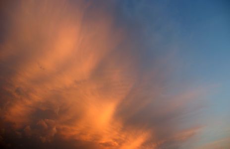Great Clouds at Sunset