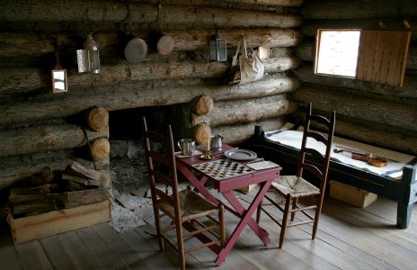 Lewis and Clark's Fort near St. Louis - Captains Quarters