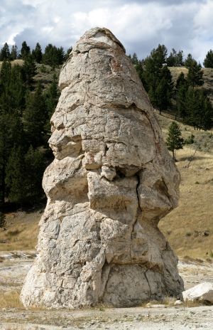 Geyser Cap, Mammoth Hot Springs, Yellowstone