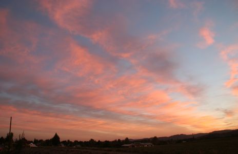 Brilliant Sunset over Carlton, OR