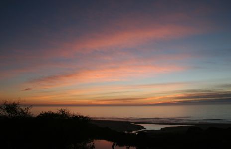 Sunset over Oregon Coast
