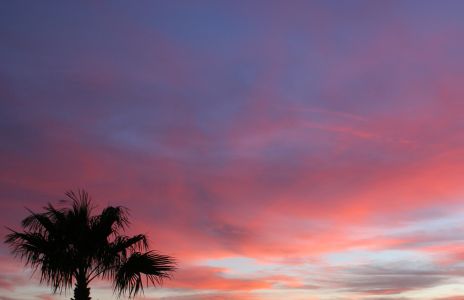 Sunset over Quartzsite, AZ