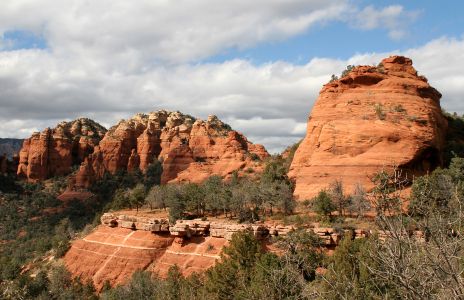 Red Rocks from Schnebly Road, Sedona, AZ 