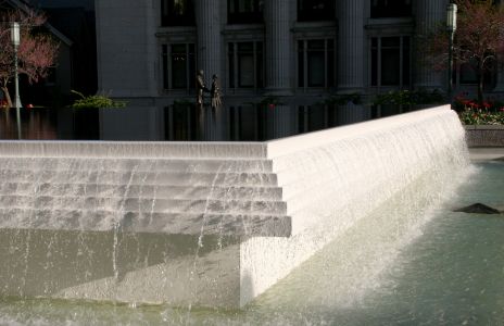 Fountain in Temple Square, Salt Lake City, UT