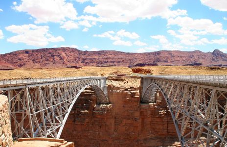 Navaho Bridge over Colorado River just North of the Grand Canyon