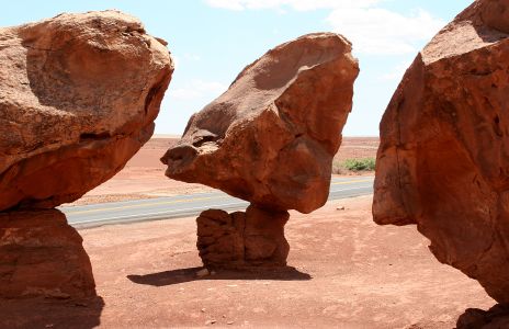 Balanced Rocks near Vermillion Cliffs, AZ (If photo does not appear, please reload this page.)