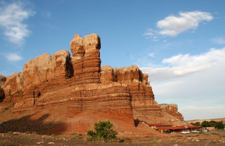 Navaho Twins Rock Formation near Bluff, UT