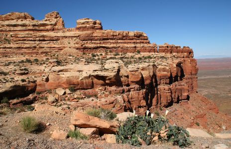 Moki Dugway, Overlooking the Valley of the Gods, Utah