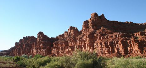 Rock Formation near Mexican Hat Rock, Utah