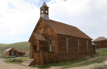 Old Church in Bodie Ghost Town