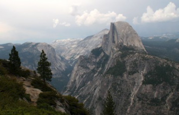Halfdome from Glacier Point in Yosemite