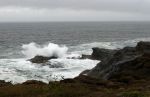 Crashing Waves on Rocky Oregon Coast