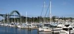 Marina and Bridge at Newport, Oregon