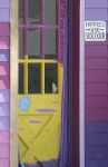Very Odd Front Door and Sign
