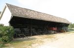 Old Wagons in Old Barn