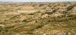 Badlands in Roosevelt National Park, North Dakota 