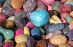 Colorful Tumbled rocks