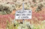 Sign Says No Trespassing, Not No Shooting