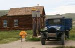 Old Truck at Old Gas Pumps in Bodie