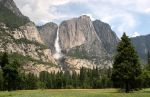 Yosemite Falls in Yosemite National Park, CA