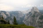 Halfdome from Glacier Point in Yosemite